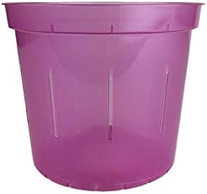 rePotme 3 inch Orchid Pot 3 Pack - Slotted Orchid Pots with Holes for Repotting (Rose Quartz)