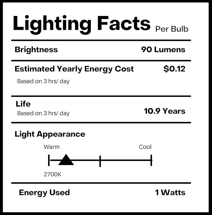 Hometown Evolution, Inc. 100 Foot E26 LED Outdoor Commercial String Lights with 50 Suspended Sockets and S14 LED Filament 1 Watt Bulbs