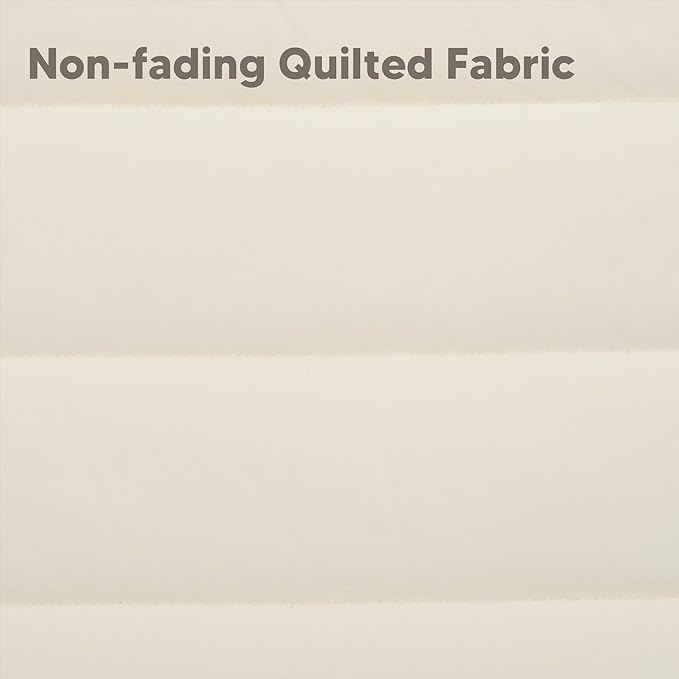 SUNCREAT Double Outdoor Hammock with 15 ft Stand, Standing Patio Hammocks for Outside, Beige