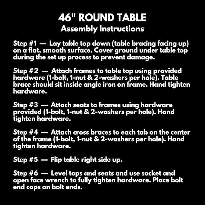 Heavy-Duty Portable Outdoor Picnic Table with Umbrella Hole, Punched Steel Commercial-Grade Patio Dining Furniture Made in America (46" Round Top, Textured Grey)