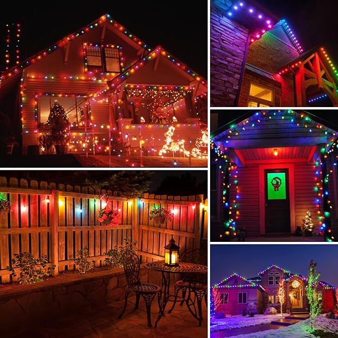 24Pack S14 Colored LED String Light Bulbs,1Watt Plastic Shatterproof Waterproof Outdoor Indoor Replacement Bulbs for Home Decor, E26 Medium Base, Multi-Color: Red/Green/Blue/Orange