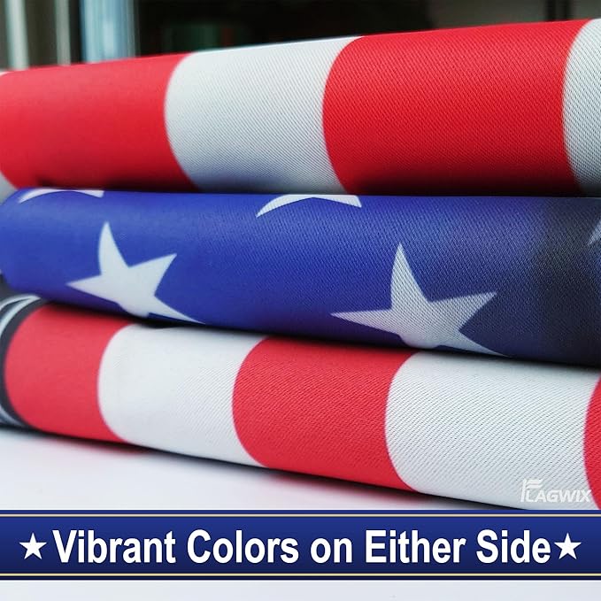 FLAGWIX Yellow Labrador Retriever House Flags, Patriotic Dog Decor American Flag - 4th of July Decorations for Home, Yard Decor, House Flag 30x40 - Double Sided, Heavy Duty Canvas Flag Indoor Outdoor