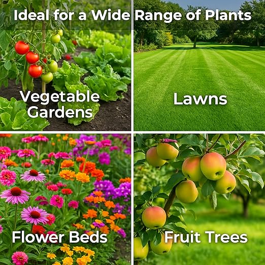 Gypsum for Soil - Calcium for Plants - Gypsum Fertilizer for Gardening, Lawn & Vegetables - Calcium for Garden (3 qts. - 6 lbs.)