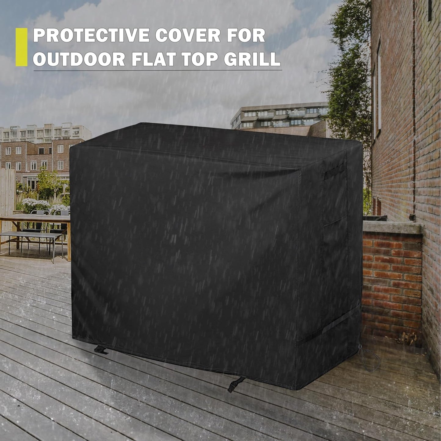 Grill Cover for Blackstone 2206 Original 28in Griddle, Flat Top Griddle Cover for Blackstone 28 Inch Grill with One Shelf