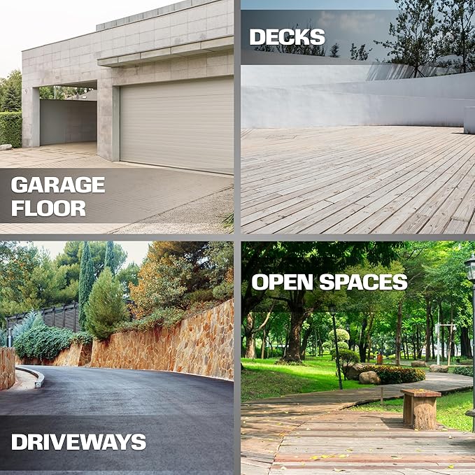 EDOU 20-Inch Dual Handle Pressure Washer Surface Cleaner, Wheels - Heavy Duty Composite Surface Pressure Washer - 4000 PSI Max - Includes 3/8-Inch Quick Connector Kit, Teflon Tape, Adapter Set