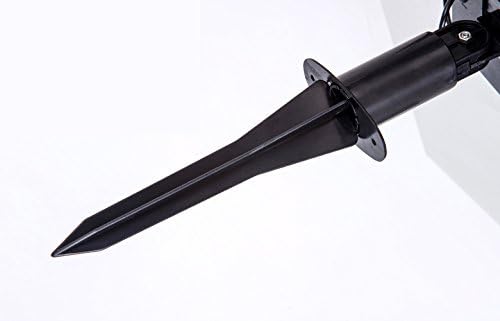 SUNLONG Solar Powered Spot Lights Outdoor Waterproof 2 in 1 Bright Solar SpotLights Power Adjustable for Flag Yard Flagpole Landscape Dusk to Dawn 2 x Spots White