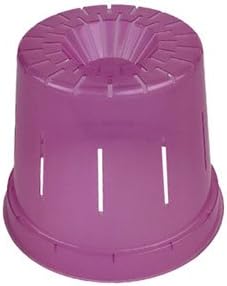 rePotme 4 inch Orchid Pot 3 Pack - Slotted Orchid Pots with Holes for Repotting (Rose Quartz)