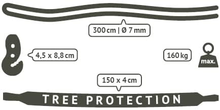 LA SIESTA® - XL King Domingo Hammock Swing Chair & TreeMount - Weather & Tear Resistant Hanging Chair for Bedroom Patio - Outdoor Indoor Hammock Chair w/Suspension Kit for Trees Beams & Posts -Almond