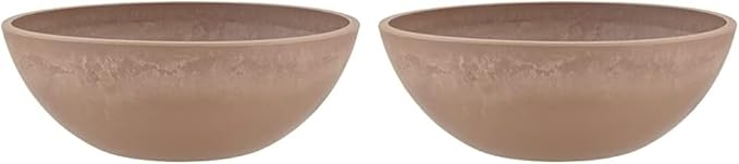 PSW M20TP Garden Bowl, Planter Bowl, Centerpiece Bowl, Fairy Garden Planter 8 Inch (Pack of 2)