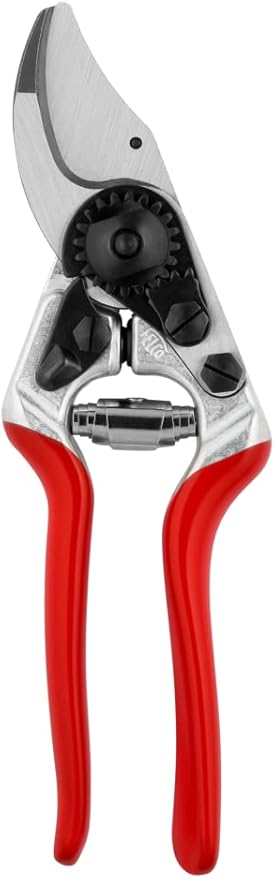 Felco F 14 Pruning Shears – 7.1" Garden Clippers for Small Hands with Bypass & Anvil Blades | Hand Pruners for Gardening | Garden Tool Cutter with Forged Alloy Steel Build, Lightweight Swiss Design