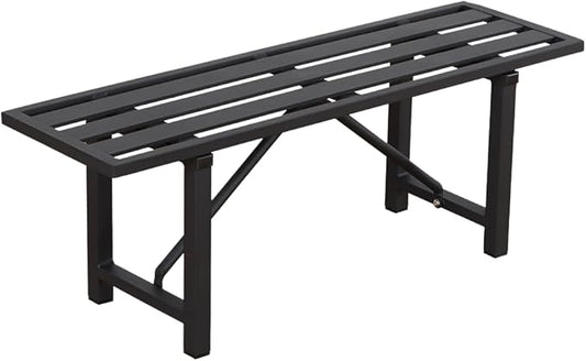 Plant Stand - Indoor/Outdoor Extra-Sturdy Aluminum Plant Stand with 300 LBS Capacity (L37.8 x W11.4 x H13.8 inch)