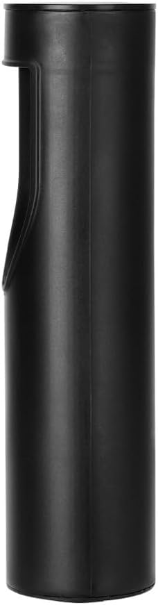 Techko Outdoor Solar Cylinder Bollard Path Lights, Modern Design, Waterproof IP65, Garden Lights for Landscape, Yard, Walkway, Pathway, Matte Black