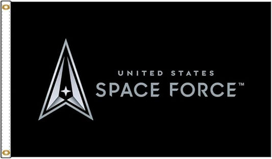 FlagSource Official U.S. Space Force Nylon Military Flag, Made in USA, 3x5'