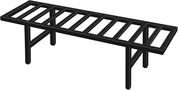 Plant Stand Indoor Outdoor, Heavy Duty Iron Pedestal Stands Metal Plant Stand for Indoor Outdoor, 1-Tier Sturdy Flower Stand Display Plant Shelf