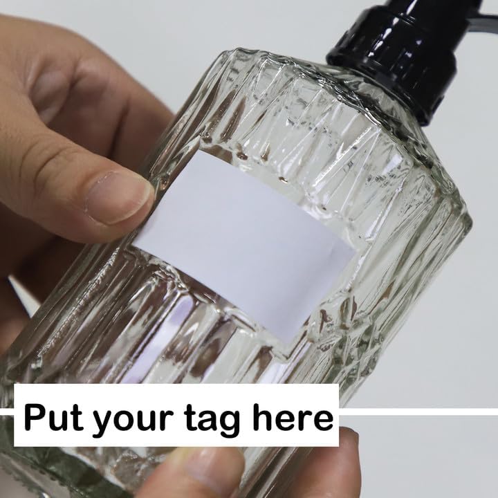 OFFIDIX Glass Spray Bottle,Plant Mister,Pressure Watering Can,Water Spray Bottle with Adjustable Nozzle,0.43L/15.17oz Handheld Spray Bottles for Outdoor Indoor Garden,Cleaning Solutions