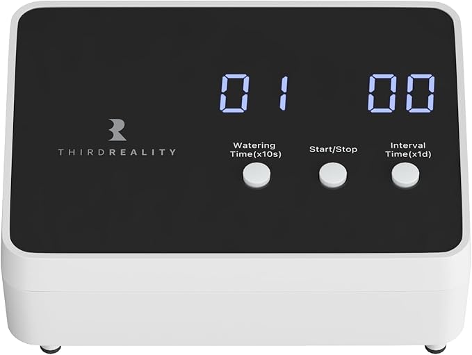 THIRDREALITY Zigbee Smart Watering Kit for Potted Plants, Indoor Plant Watering System, Hub Required, Compatible with Echo Devices with Zigbee Hub Built-in, Home Assistant, SmartThings, Hubitat, Homey
