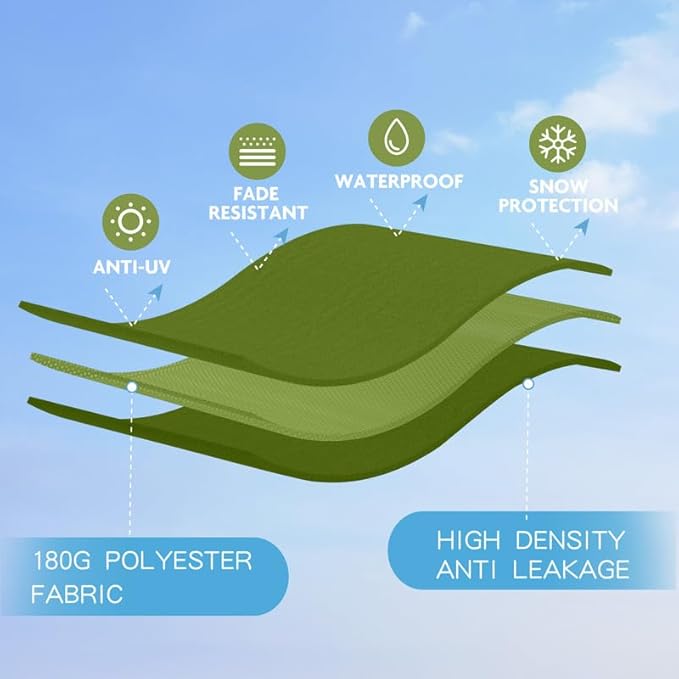 GREEN PARTY 15 ft Rectangle Patio Umbrella with Base Included, Double-Sided Table Umbrella with Crank, Large Outdoor Umbrellas for Patio Poolside Garden Backyard, Lime Green