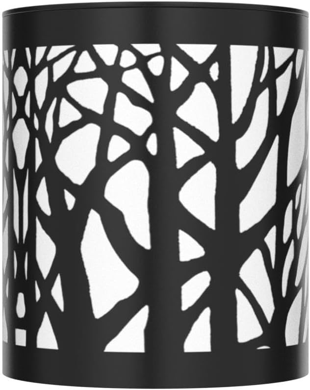 DenicMic Solar Wall Lights Outdoor Wall Sconce Fence Lighting for Patio Front Door Yard Deck Stair Led Forest Decorative Lamps, Waterproof, Warm White/Color Changing (4 Pack)