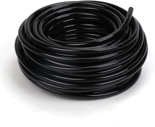 Garden Irrigation Tubing,1/4" Blank Distribution Tubing 100ft Flexible Tubing,Watering Drip Automatic Irrigation Equipment Set for Garden Greenhouse,Flower,Patio,Lawn (100 ft)