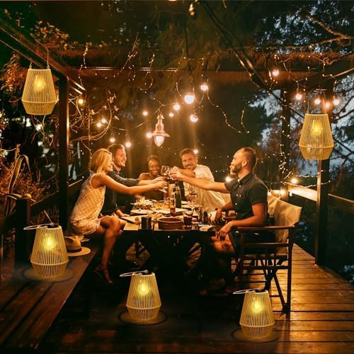 Solar Lanterns Outdoor, KagoLing Solar Hanging Lantern Lights Decorative Christmas Light for Garden Patio Courtyard Lawn, HANDLAN-01