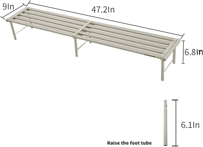 Metal Plant Stand, Rust-proof Aluminum Flower Pot Stand, Plants Display Stands Decoration Racks for Living Room Balconies and Gardens (120 White)