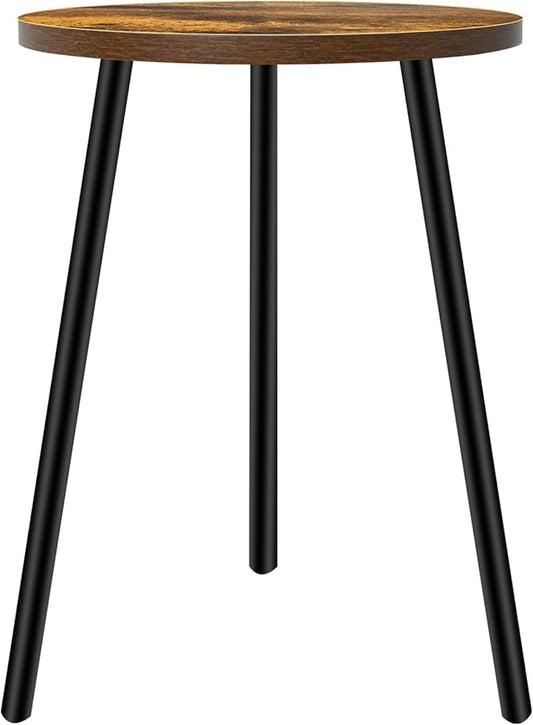 Plant Stand Indoor, Modern Plant Stands for Indoor Plants, Single Flower Stand with Round Wooden Board for Living Room, Balcony, Deck