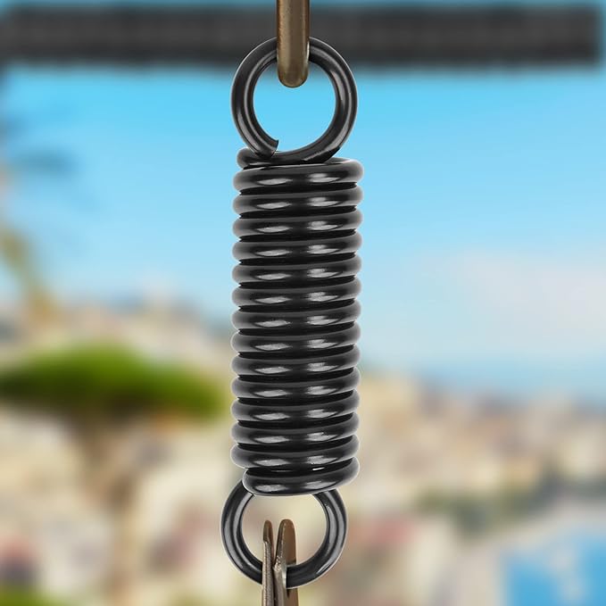 Hammock Spring Swing Hanging Hook for Chair Porch Yoga Tree Sandbag,500lbs Weight Capacity,Black