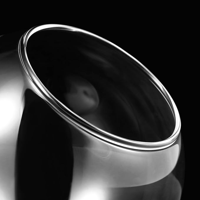 Mipcase 3 Pcs Plant Terrarium Plant Holder Terrarium Air Plant, 3 Round Glass Vase for Succulents, Clear Bubble Planter for Home Decor, Oblique Opening Glass Bowls Succulent Orbs Mini Tank