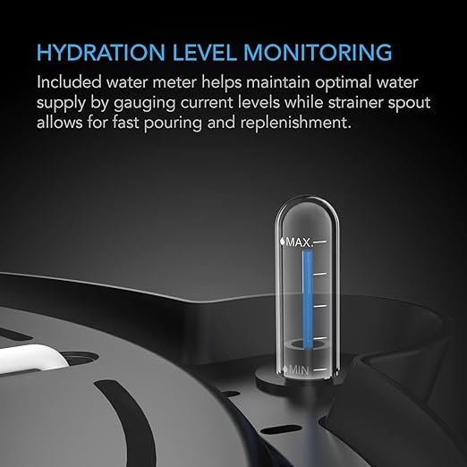 AC Infinity Self-Watering Fabric Pot Base XL, 4-Pack Auto-Irrigation Water Delivery System with Reservoir Meter, Extra Large Elevated Plant Saucers for Indoor Grow Tents, Greenhouses, Outdoor Gardens