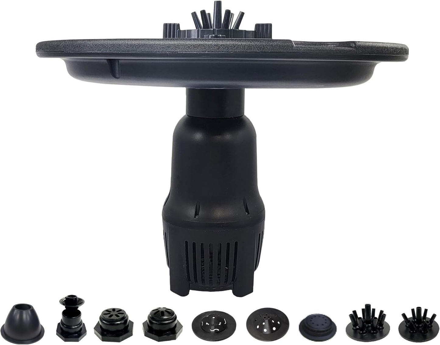 HALF OFF PONDS Floating Fountain – 1 HP Pond Aerator, 200' Cord – 15,000 GPH Water Pump – 13 Spray Patterns – Energy-Efficient for Large Ponds, Lakes & Water Gardens