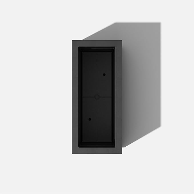 Veradek Block Series Long Box Planter - Large Rectangular Planter for Indoor or Outdoor Patio/Porch | Durable All-Weather Use with Drainage Holes | Modern Décor for Tall Plants, Flowers or Shrubs