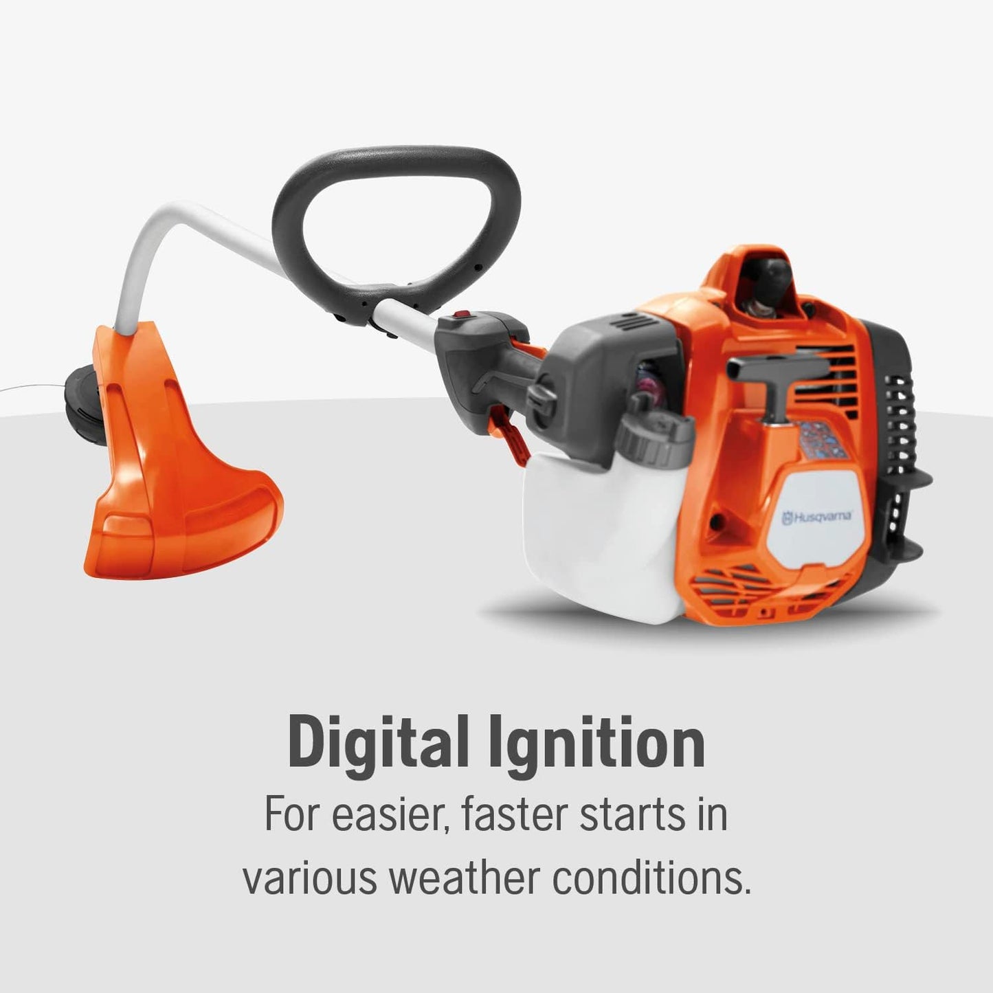 Husqvarna 130C Gas String Trimmer, 28-cc 2-Cycle, 17-Inch Curved Shaft Gas Weed Wacker with Tap N' Go Trimmer Head for Quick Line Feed