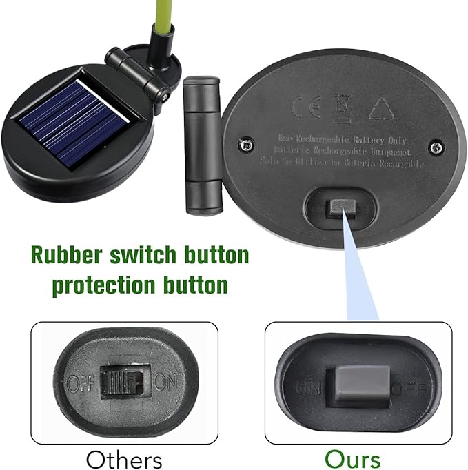 Veesee Solar Calla Lily Light, 2-Pack Solar Powered Flower Lights, Outdoor Multi-Color Changing Stake Lamp, Christmas Gift LED Yellow Calla Lily Lights for Garden Outdoor Landscape Lawn Yard