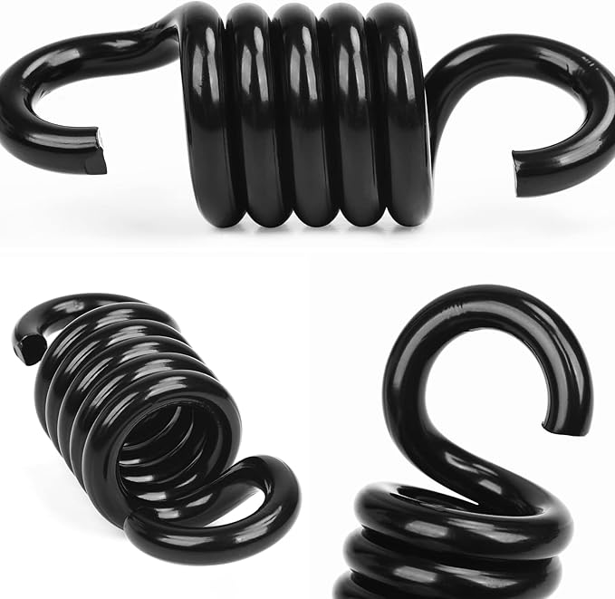 Spring Porch Hook for Hammock Swing Chair Hanging Suspension,880lbs Weight Capacity,Black