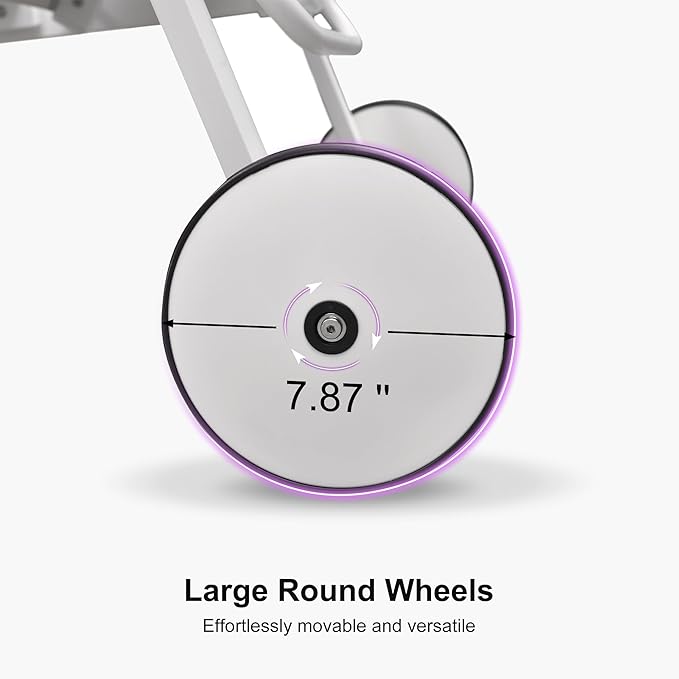 PURPLE LEAF Outdoor Chaise Lounge Set of 4 White Aluminum Lounge Chair Outdoor with Wheels Five-Position Adjustable Patio Lounge Chair for Pool Deck Yard, Indigo