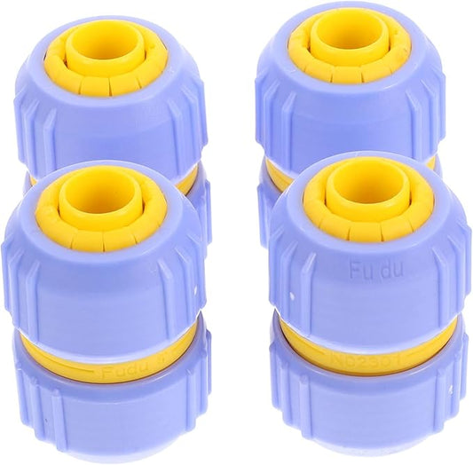 4pcs Barb Hose Fittings Garden Quick Connect Irrigations Thread Fittings Zero g Hose Caps and Plugs G -g 1/2 Inch Hose Repair Garden Kit Quick Loading Decorations Abs