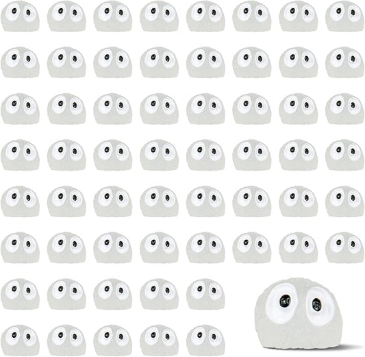 Glow in The Dark Tree Elves Fairy 60Pcs Mini Resin Elf Fairy Garden Accessories Little Briquettes Elves Miniature Figurines, Micro Landscape Gnomes Dollhouse Ornament Potted Plants Decorations