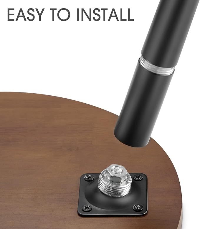 Tall Plant Stand Indoor, Mid Century Wood Plant Stand Plant Table for Flower Pots, Heavy Duty Metal Plant Holder, Modern Home Decor Small Round Side End Table (11.8"x20")