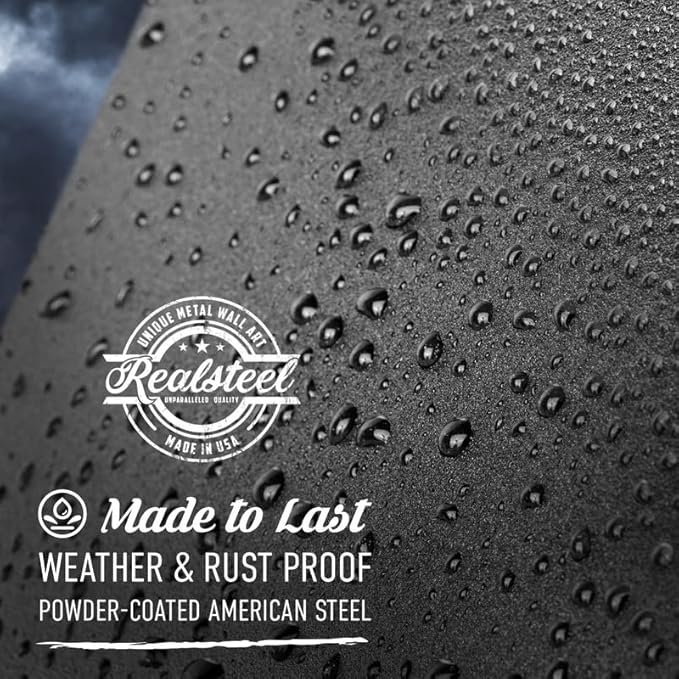 RealSteel – Customizable Seed & Plant Markers - Outdoor Herb Garden Stakes - Elegant Fruit/Vegetable Labels - Steel Plant Tags for Pots - Classy Design for Farmhouse/Greenhouse – Watering Can Icon