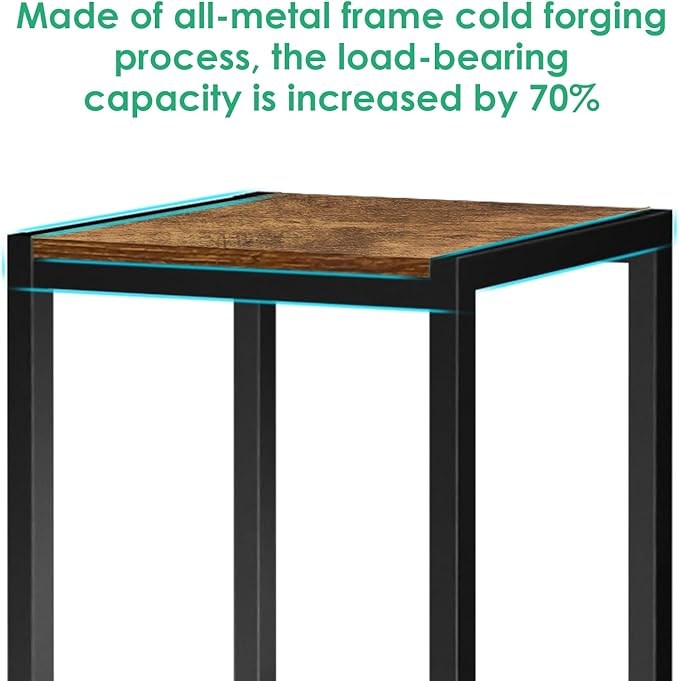 Plant Stand Indoor, 31.5'' Tall Wood Plant Stands Heavy Duty Pedestal Stand for Indoor Outdoor, Modern Corner Flower Stand for Patio, Living Room, Balcony