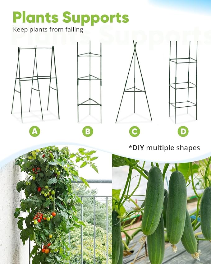 Quictent Galvanized Raised Garden Bed 6x3x1 Ft Metal Planter Box for Vegetables Bottomless for Backyard Outdoor, Include 1 Tomato Cage, Silver