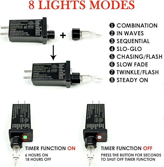 66Ft 200LED Fairy Lights Plug in, Waterproof String Lights Outdoor & Indoor 8 Modes with Timer, Christmas Light Bedroom Decor, Twinkle Light for Girl's Room Garden Christmas Decorations (Blue)