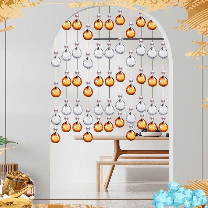 30 Pack Crystal Ball 20 mm Prism Suncatcher Sun Catchers Hanging Crystals Prisms for Windows Gift Feng Shui (Multicolor)