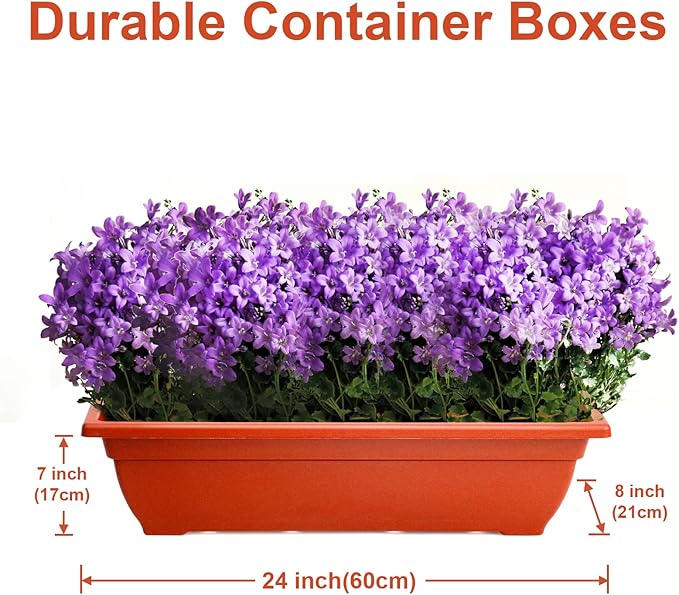 EDOSTORY 4.5 FT Height Vertical Garden Planter Removable Brick Red Raised Bed Box with 5 Container Boxes,Digging Claw Gloves,Trowel,Purning Shears for Outdoor Vegetables Flowers
