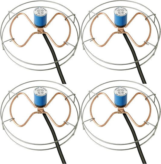 Farm Innovators H-429 1500 Watt Cast Aluminum Submergible Water Tank Deicer, Self Regulating Thermostat (4 Pack)