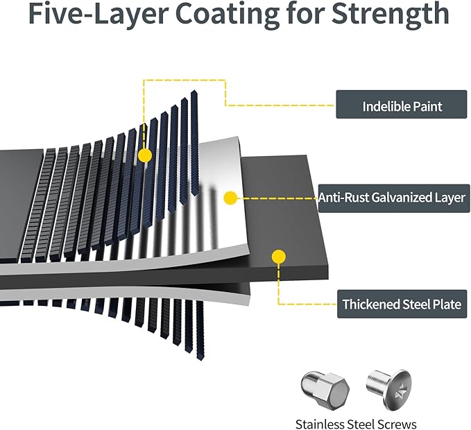 Kesfitt Raised Garden Bed Kit,Outdoor Galvanized Planter Raised Boxes with Safety Edging and Gloves,Large Metal Raised Garden Beds for Gardening Vegetables,Fruits,Flower(4x2x1FT)