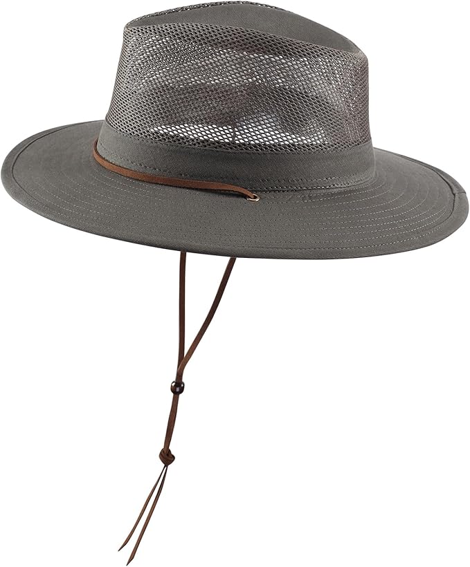 Home Prefer Cotton Summer Fedora Hat Wide Brim Sun Hats for Men Women UPF 50+ Sun Protection Cap for Fishing Hiking
