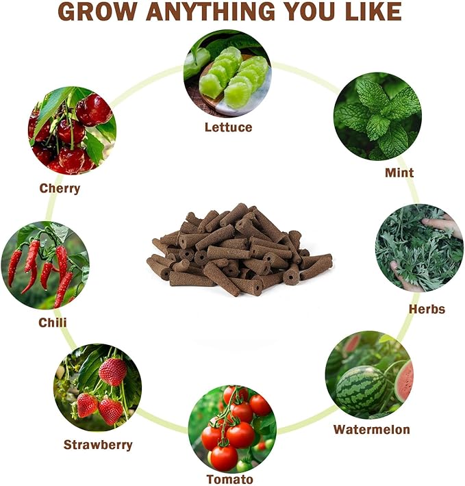 80 Pack Grow Sponges for Hydroponics,Replacement Root Growth Sponges Seed Starter Pods Compatible with AeroGarden Seed Starter Sponges Kit for Hydroponic Indoor Garden System