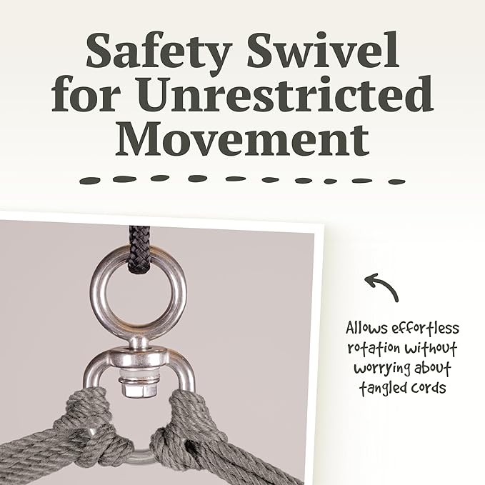 LA SIESTA - XL King Habana Cotton Hammock Swing - Indoor/Outdoor Boho Hanging Chair - Max 355 Lbs, Flamingo