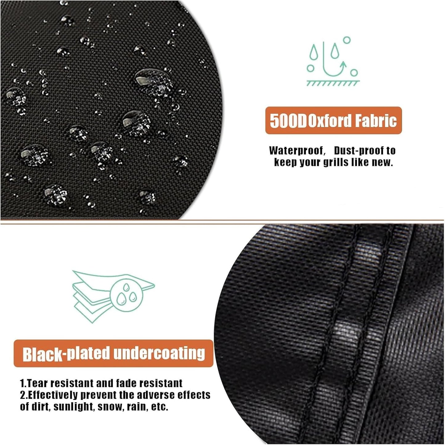 Grills Cover for Charbroil Performance Series - CB1250012P4, Extra Large Covers for 5, 6 or 7 Burner Gas Grills-72 W x 24" D x 42" H